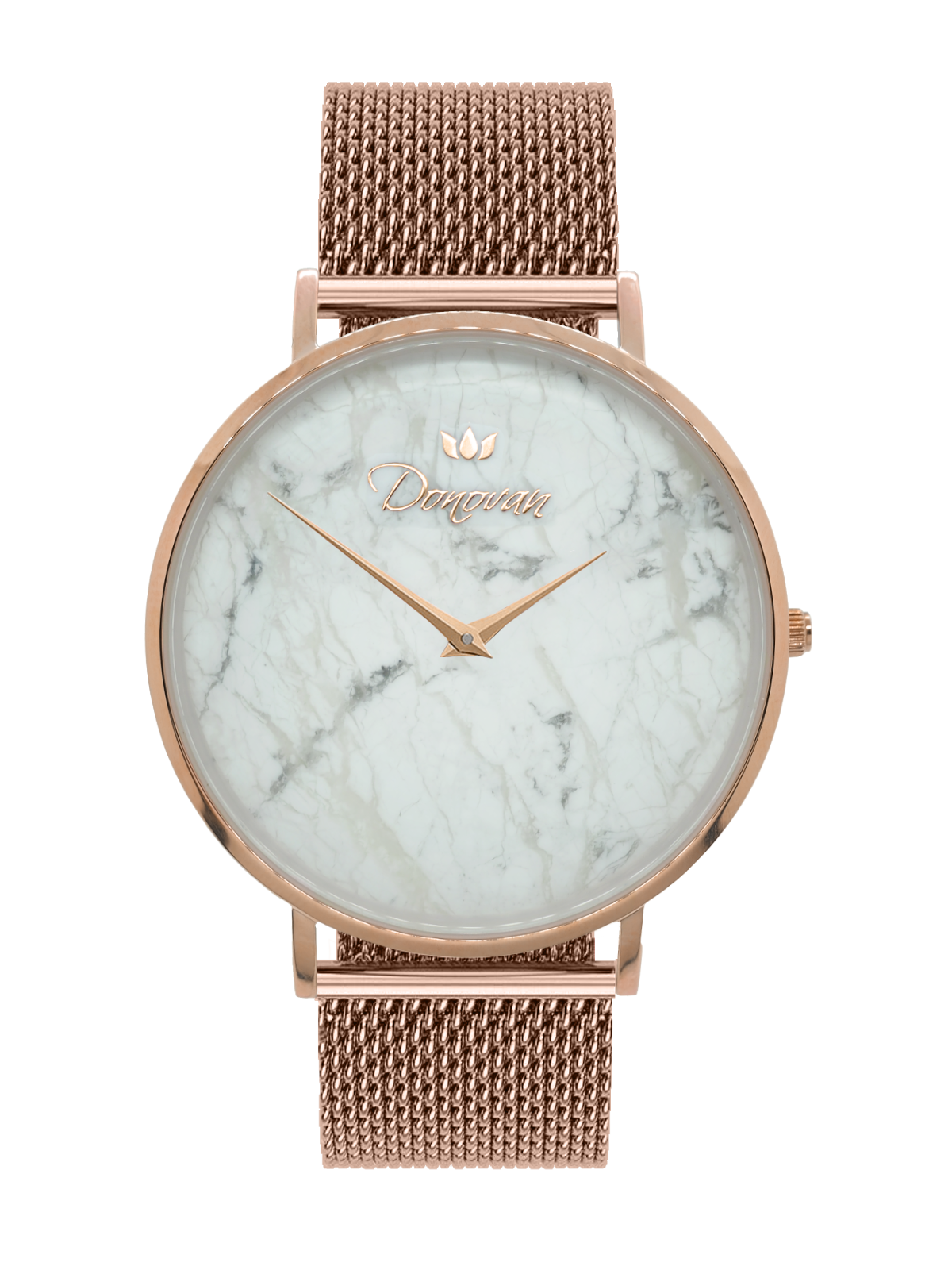 The Marble Rose - Rose Gold Steel - Donovan Watches