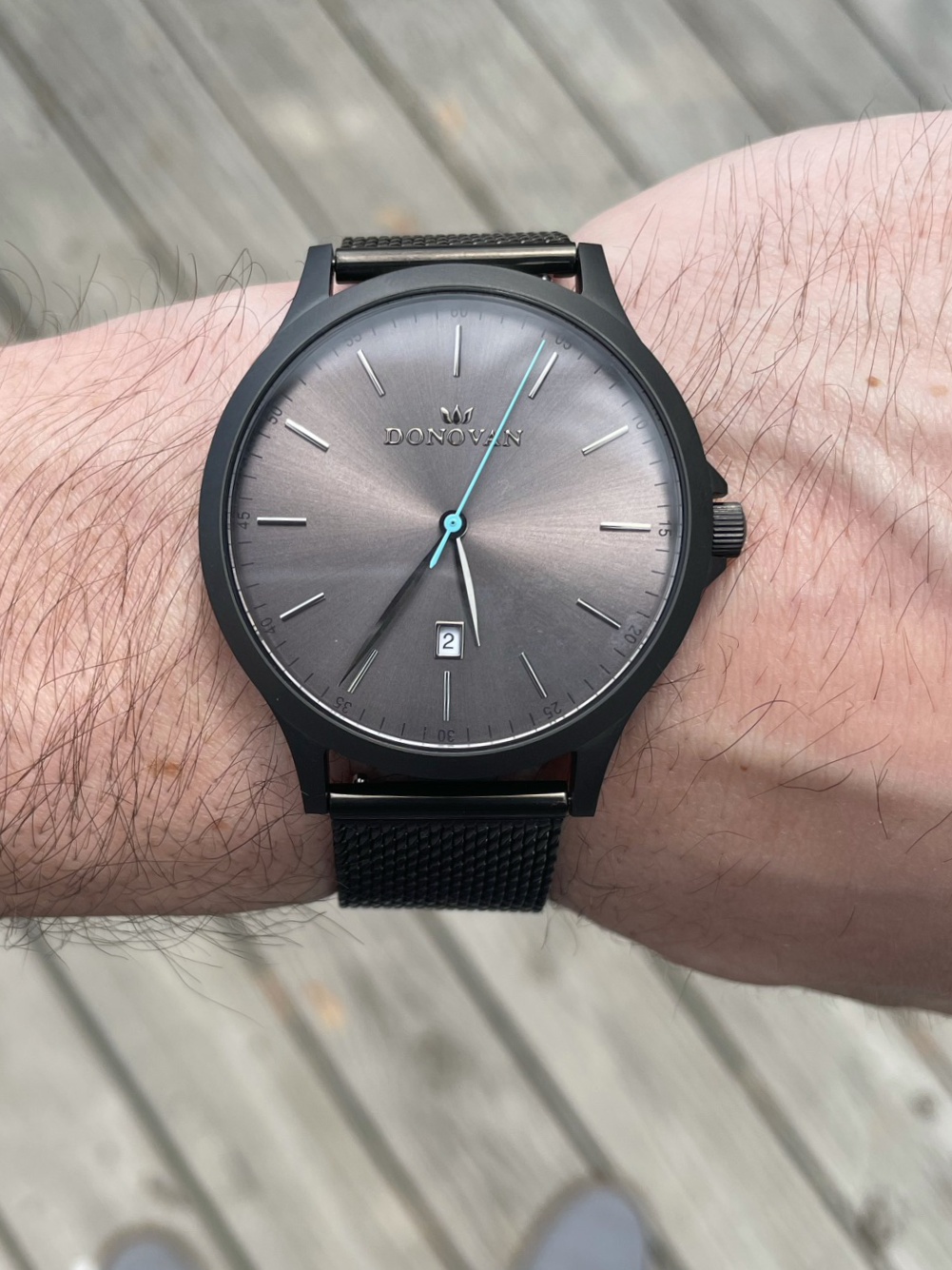 The Axcent Gun Metal Steel Donovan Watches