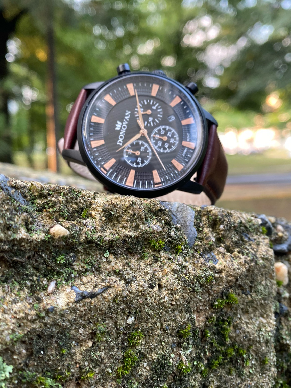 Black rose sales gold watch mens