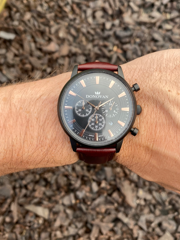 ChronoXBlackRoseGoldStainlessS ChronoXBlackRoseGoldStainlessS