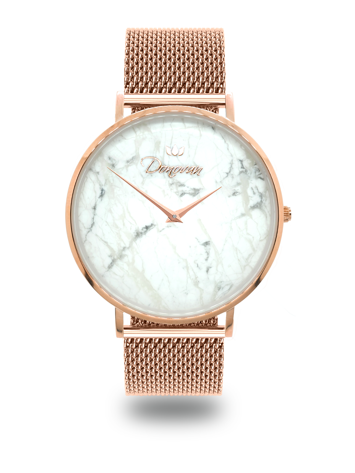 The Marble Rose - Rose Gold Steel