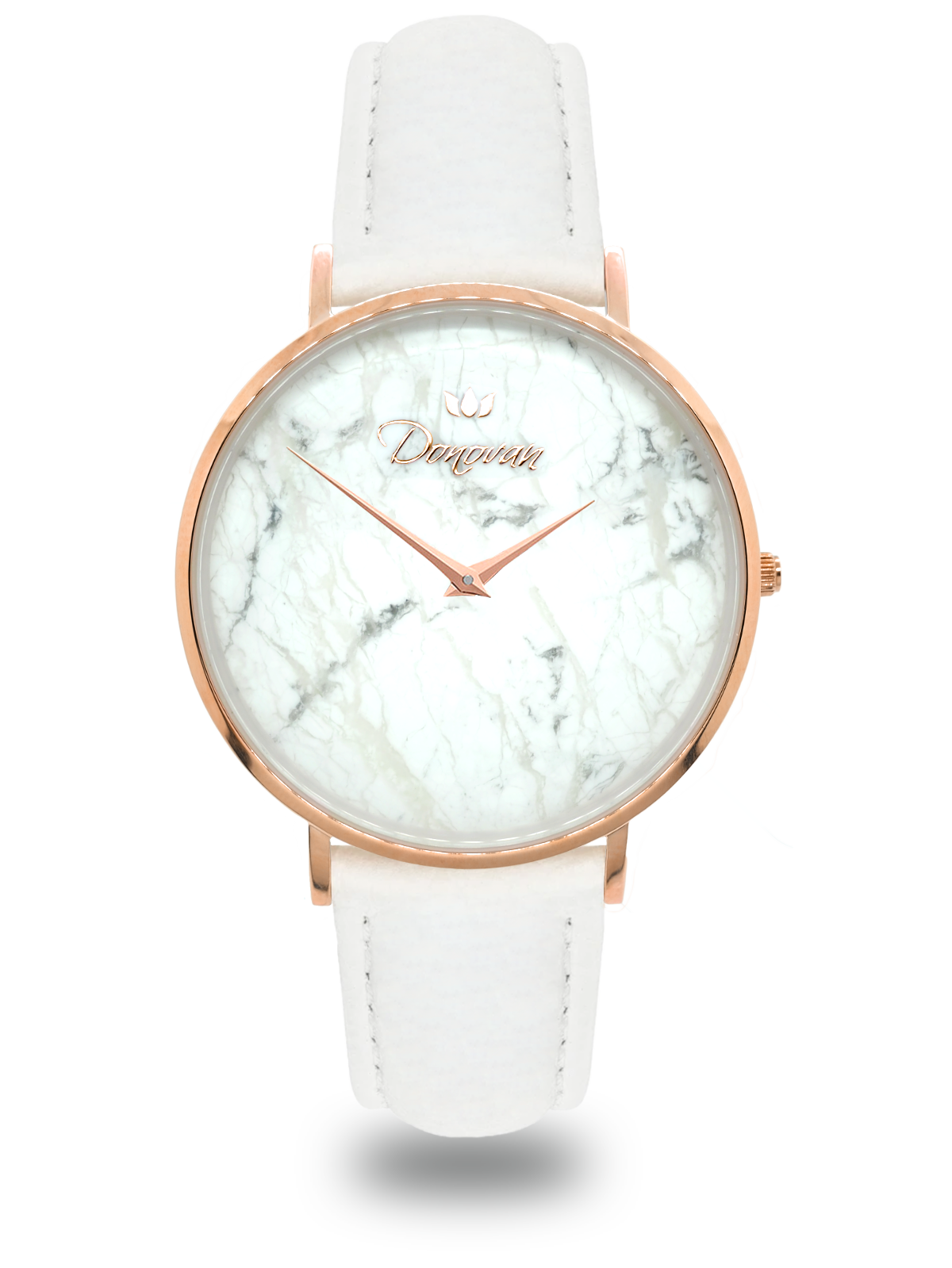 The Marble Rose - Rose Gold/White